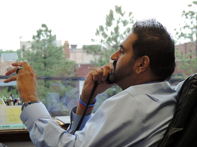 photo of OKC Attorney Neelam Patel at desk